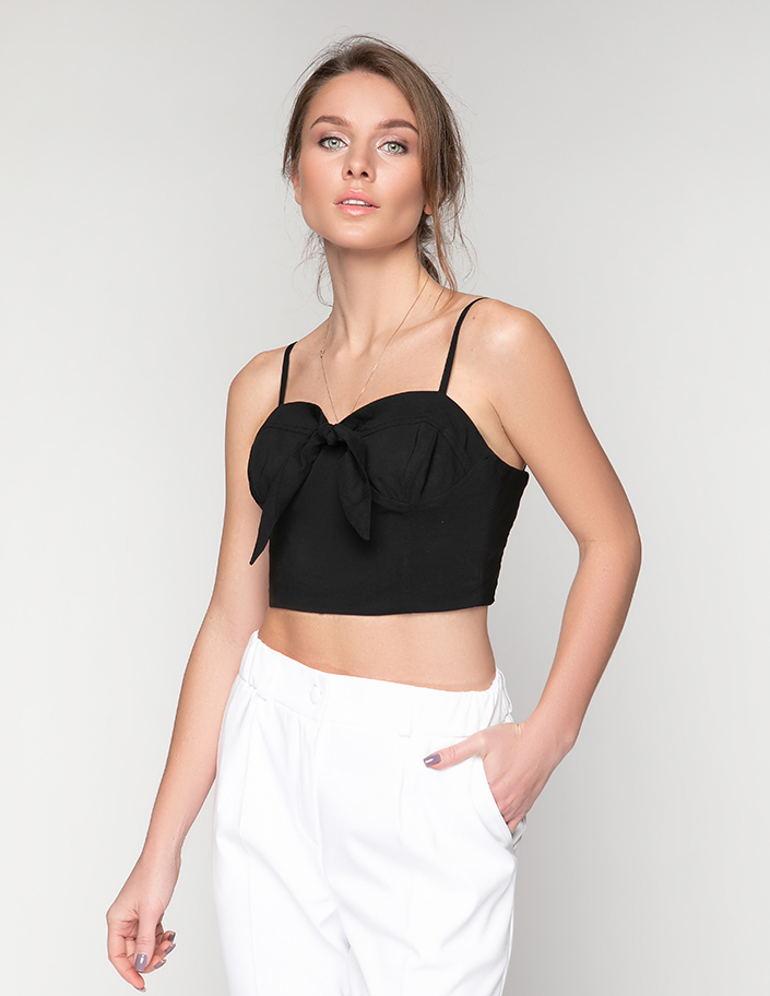 Czarny top